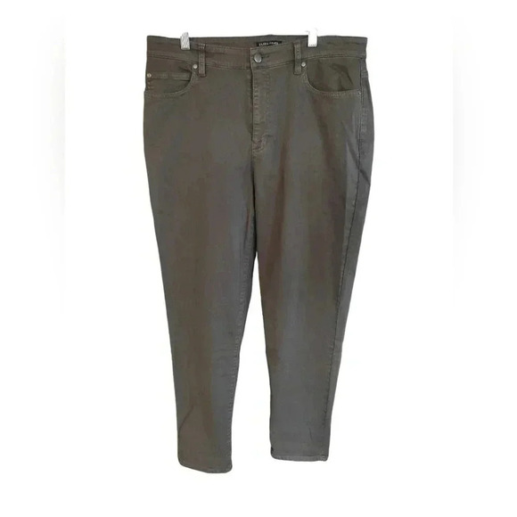 Eileen Fisher Organic Cotton Denim High-Waisted Jean Slim Fit, Full Length - Picture 4 of 6